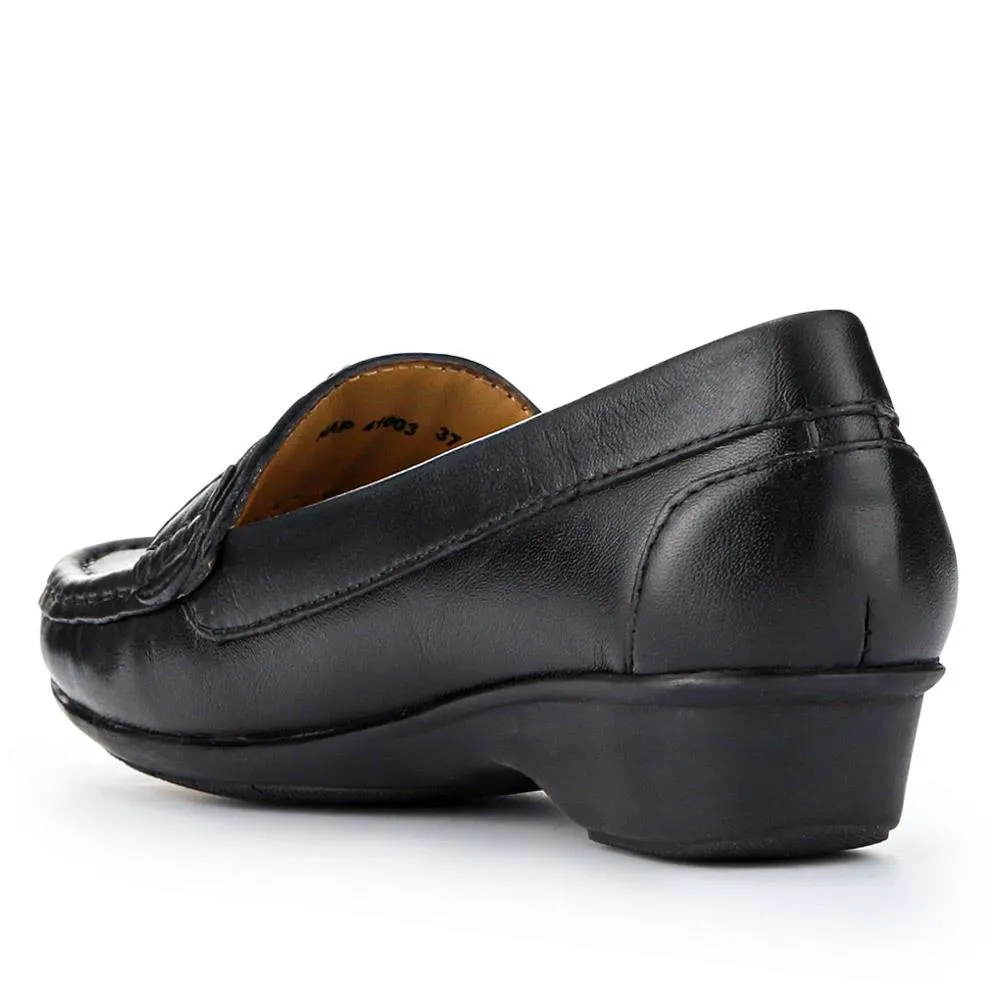 Leather Breathable Loafers - NAP41003 / 327 489