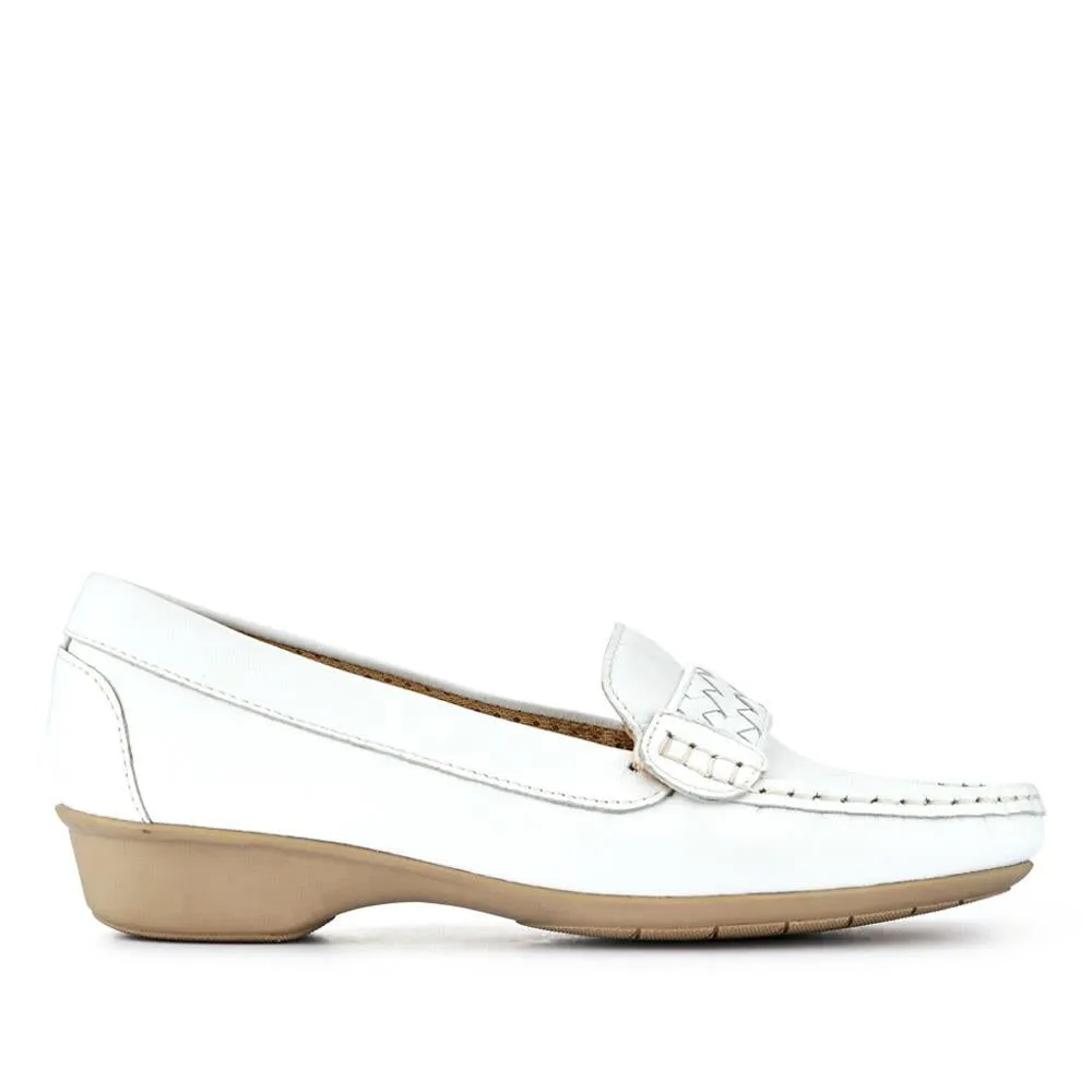 Leather Breathable Loafers - NAP41003 / 327 489