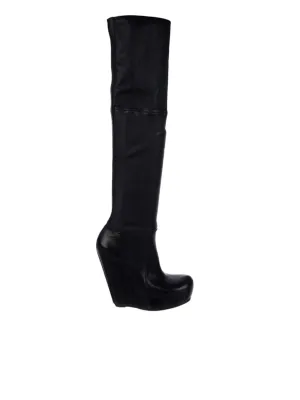 Leather Over-The-Knee Boots