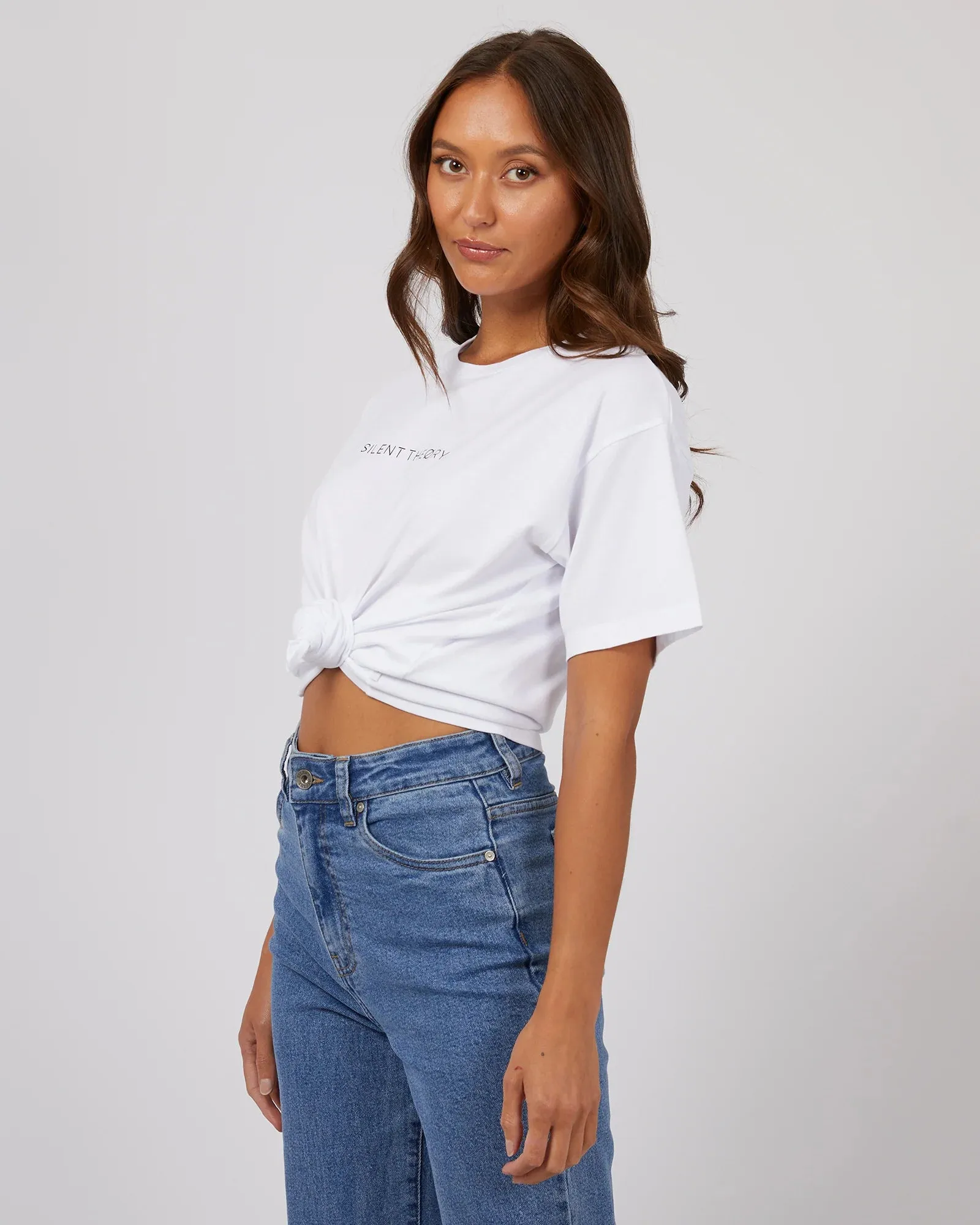 Logo Tee White