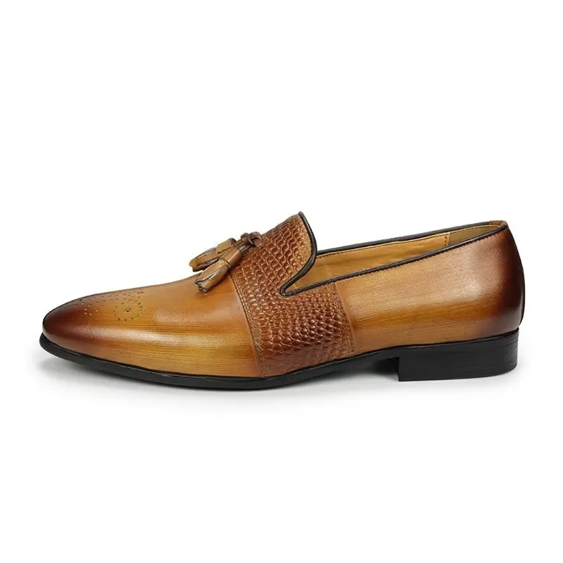 Lustrévo Business Slip-On Loafers