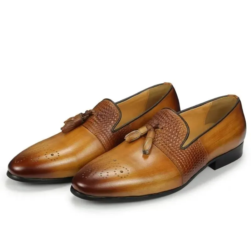 Lustrévo Business Slip-On Loafers