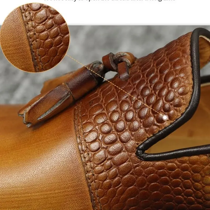 Lustrévo Business Slip-On Loafers
