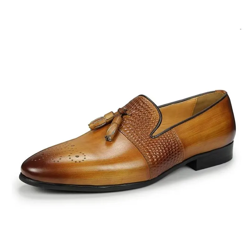 Lustrévo Business Slip-On Loafers