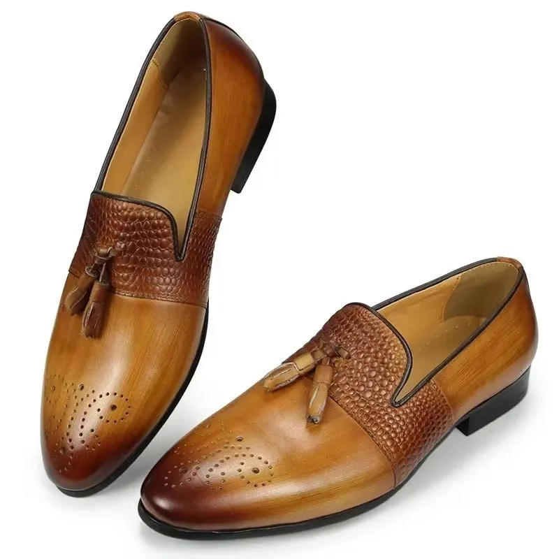 Lustrévo Business Slip-On Loafers