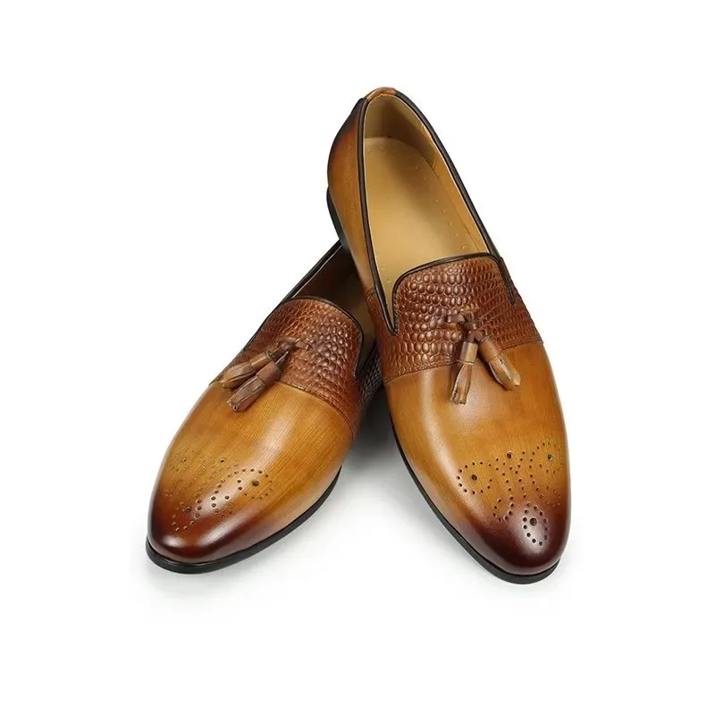 Lustrévo Business Slip-On Loafers