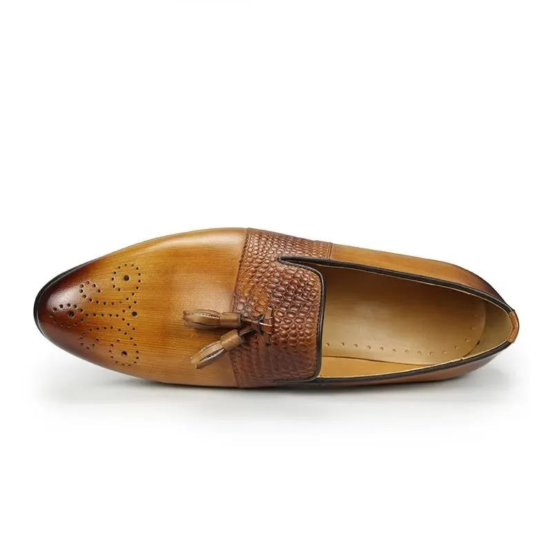 Lustrévo Business Slip-On Loafers