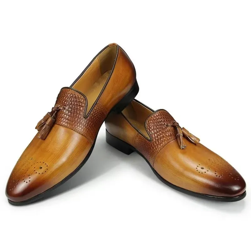 Lustrévo Business Slip-On Loafers