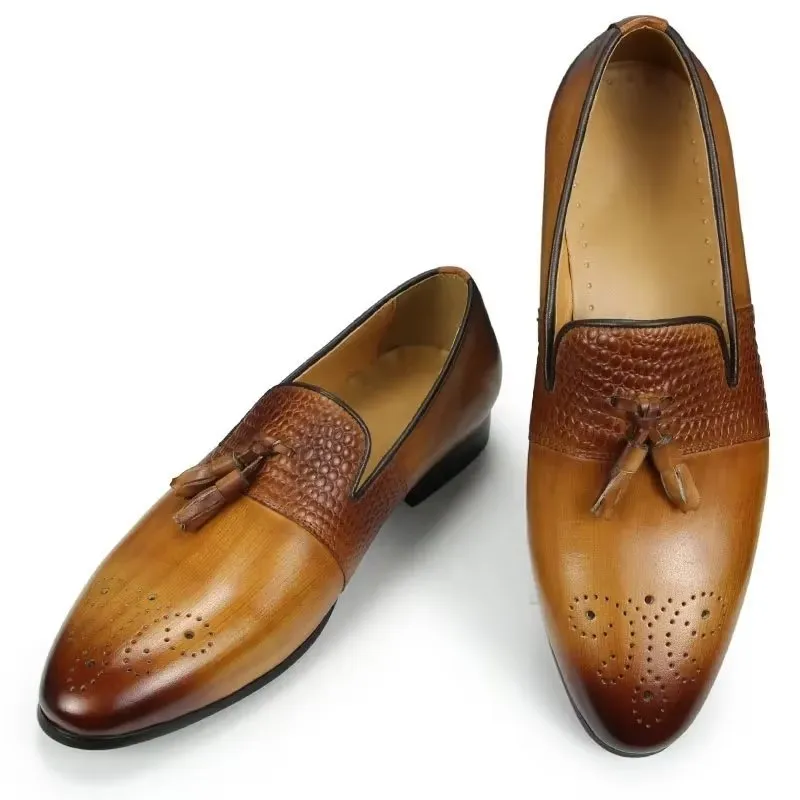 Lustrévo Business Slip-On Loafers