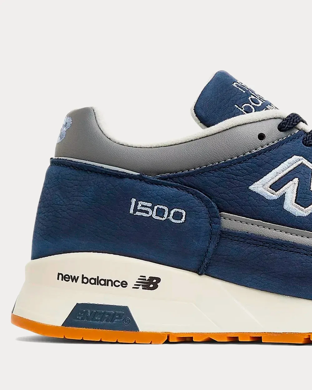 M1500HT Navy / Grey Harris Tweed Low Top Sneakers