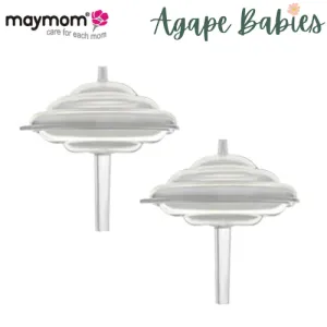 Maymom Backflow Protector, Long Stem, for Spectra S1, S2 and 9 Pumps to use Medela Flanges and Medela Parts (2pc)