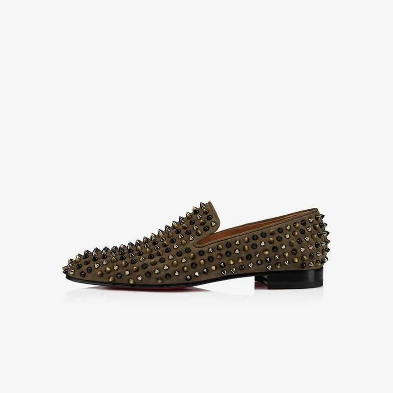 Mens Loafer Fashion Suede Leather