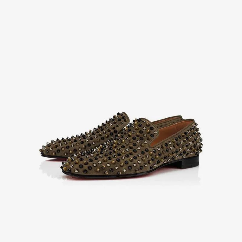 Mens Loafer Fashion Suede Leather