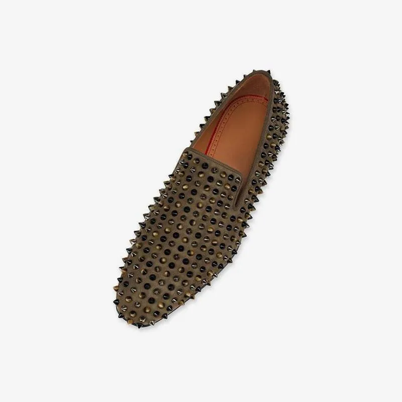Mens Loafer Fashion Suede Leather