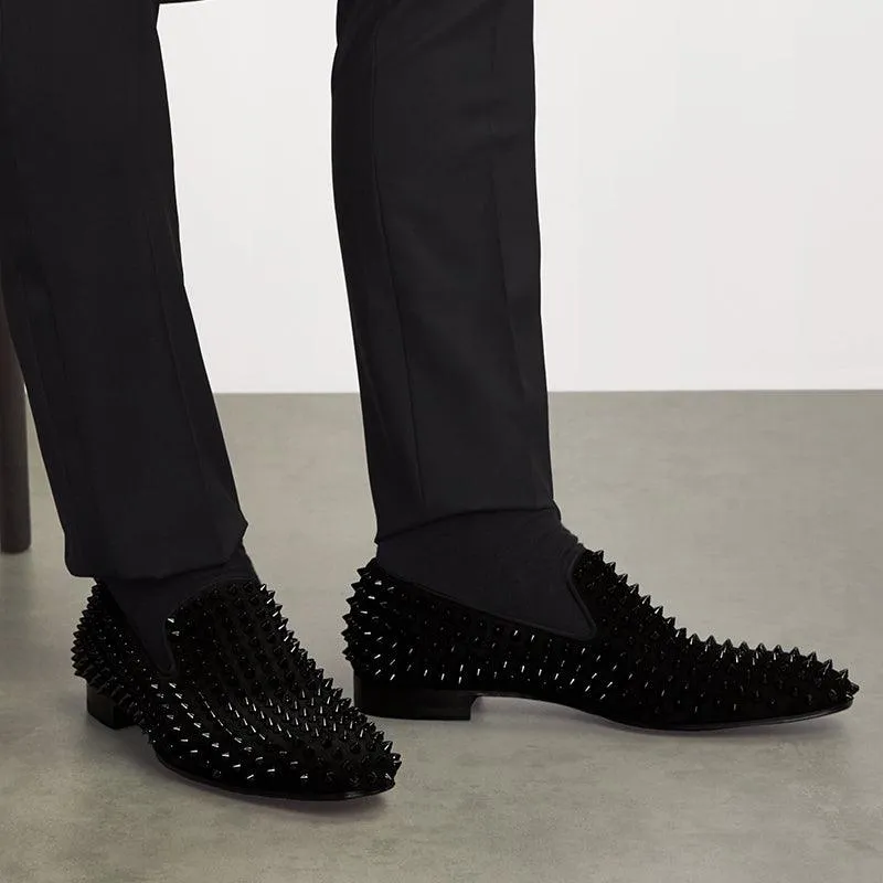 Mens Loafer Fashion Suede Leather