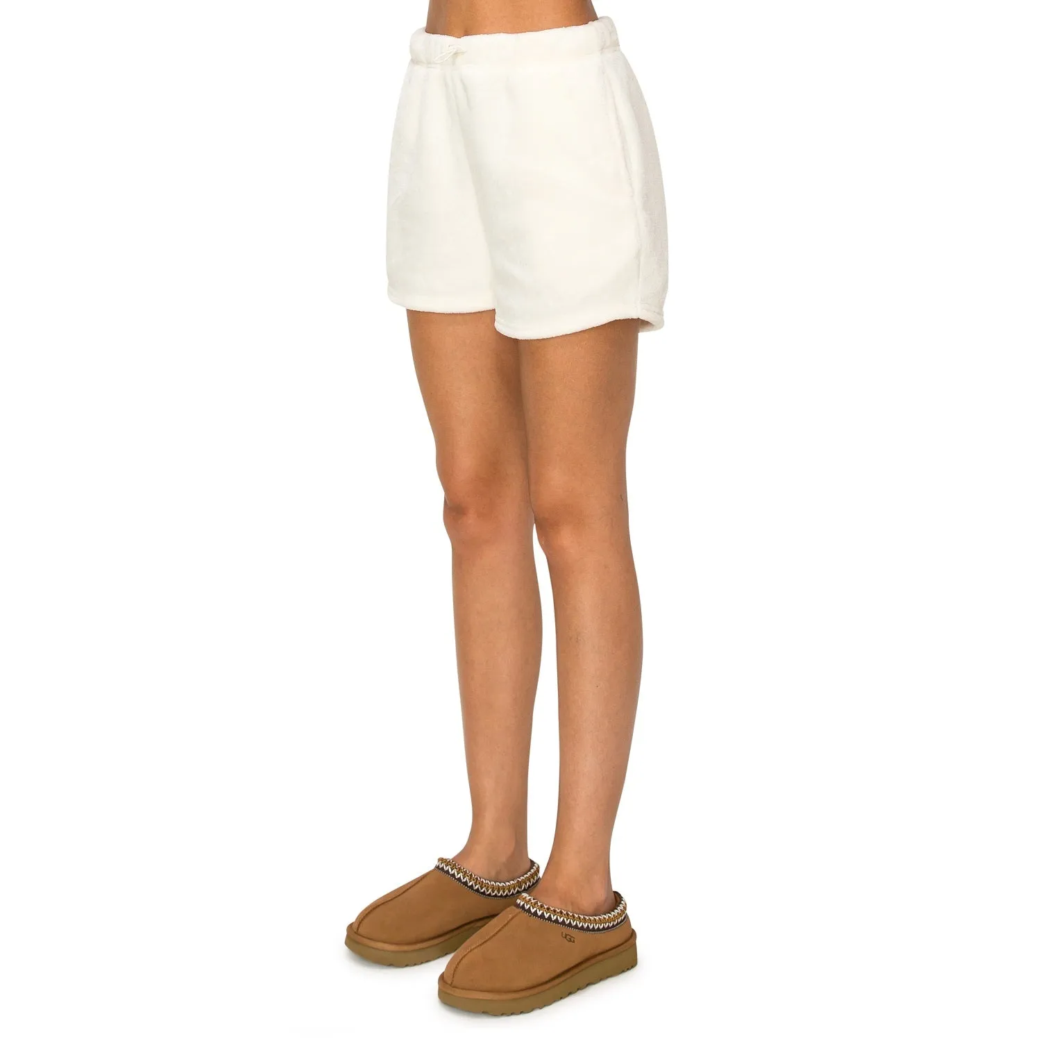 Minky Fleece Sweatshorts - Cream