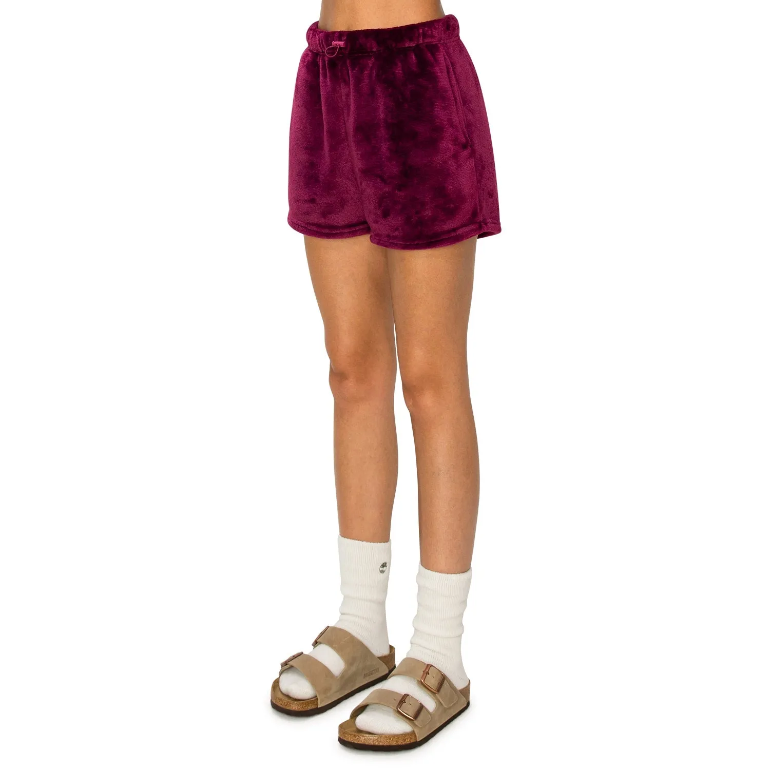 Minky Fleece Sweatshorts - Purple Potion
