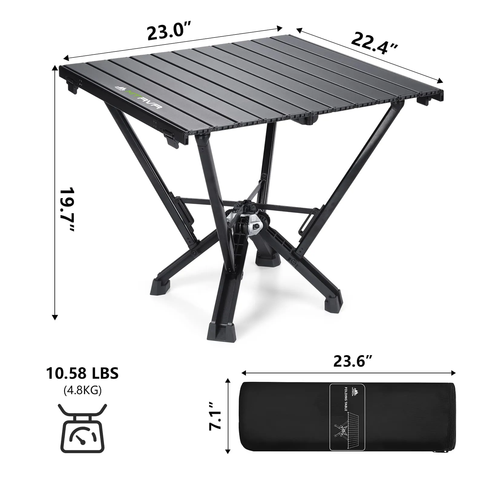 MTRVR Short Folding Table