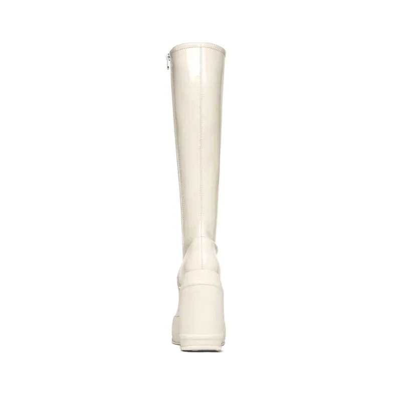 NALBI Wedged Heel Knee High Boots