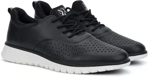 New York & Company Men's Wyn Sneaker  Color Black/Oil Size 7.5M