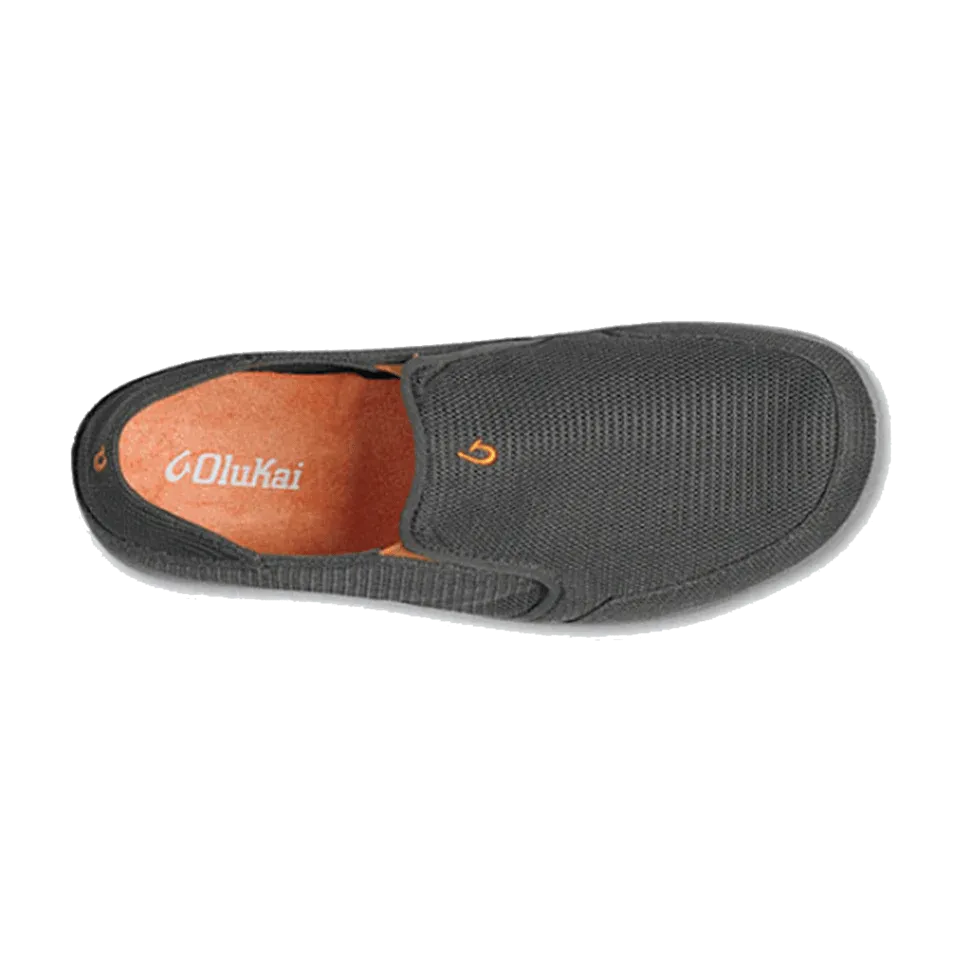 OluKai Men's Nohea Mesh Shoes- Dark Shadow
