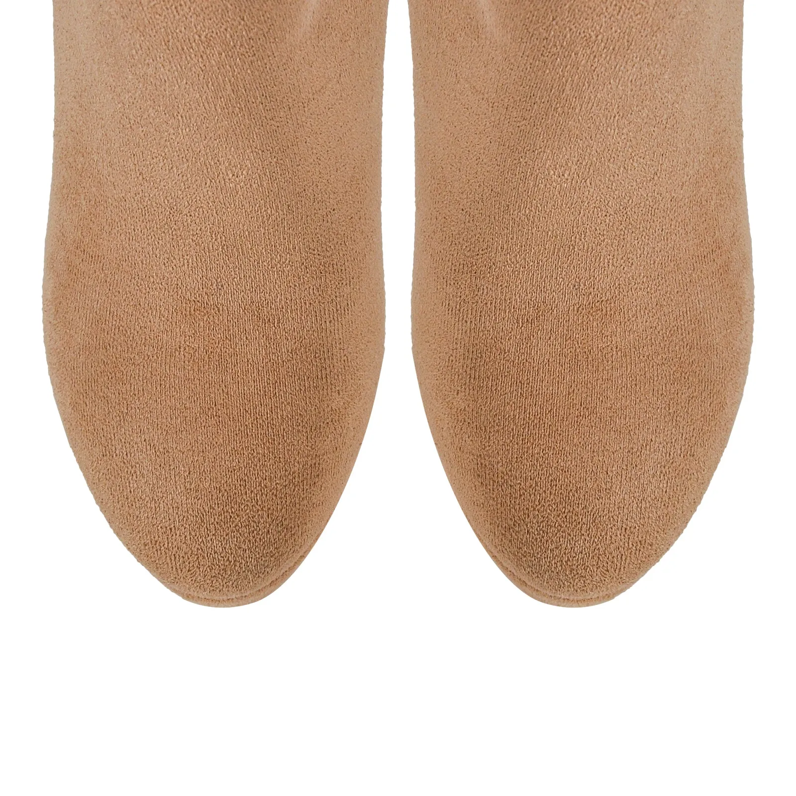 Onlymaker Platform Suede Knee High Boots