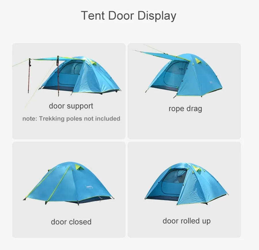 Outside Double Layer Waterproof Travel Tents