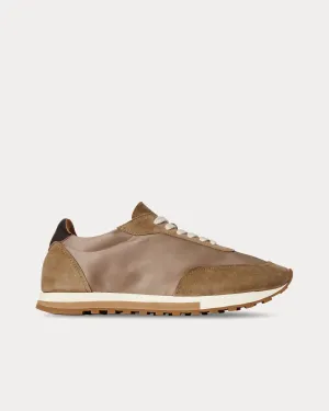 Owen Runner Suede & Nylon Grey / Beige Low Top Sneakers