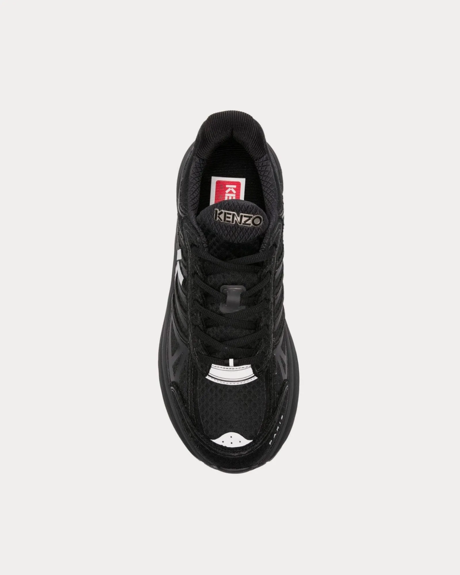 Pace Tech Runner Black Low Top Sneakers