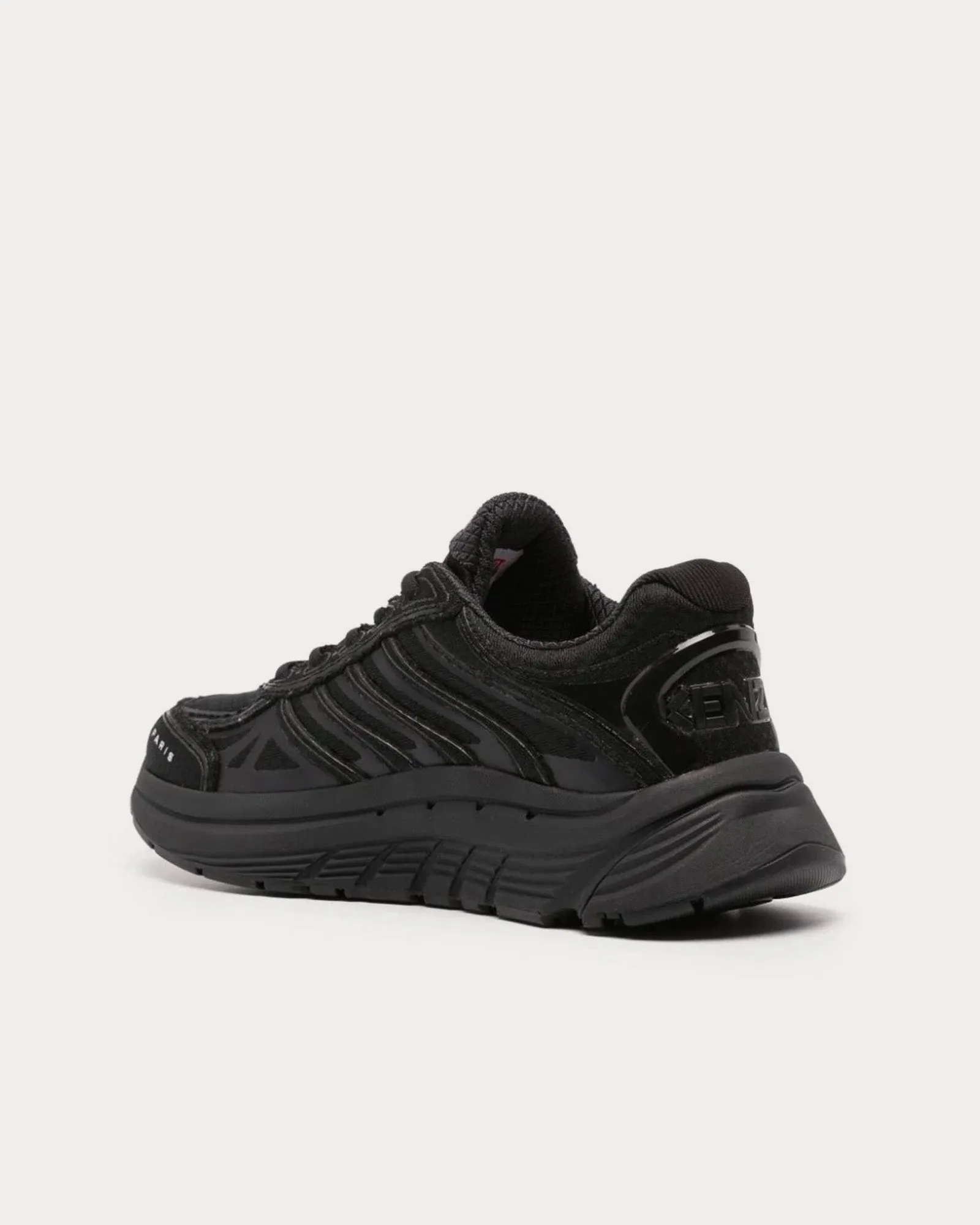 Pace Tech Runner Black Low Top Sneakers