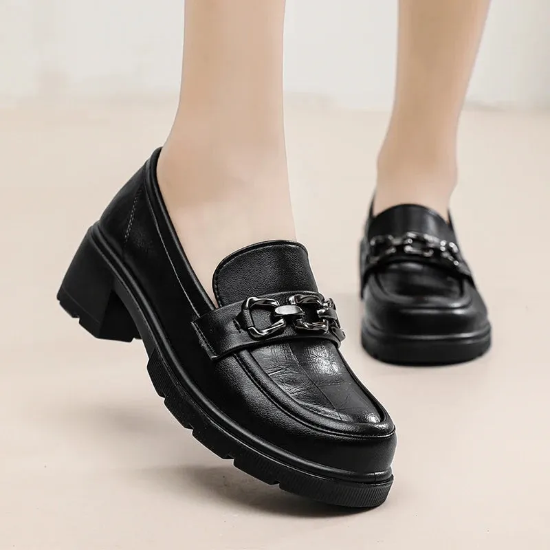 Patent Leather British Tassel Bowknot Casual Comfortable Flats Loafers