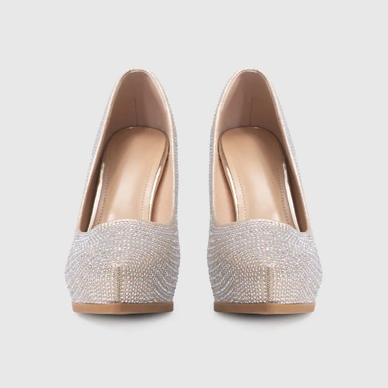 Platform Pumps Gold