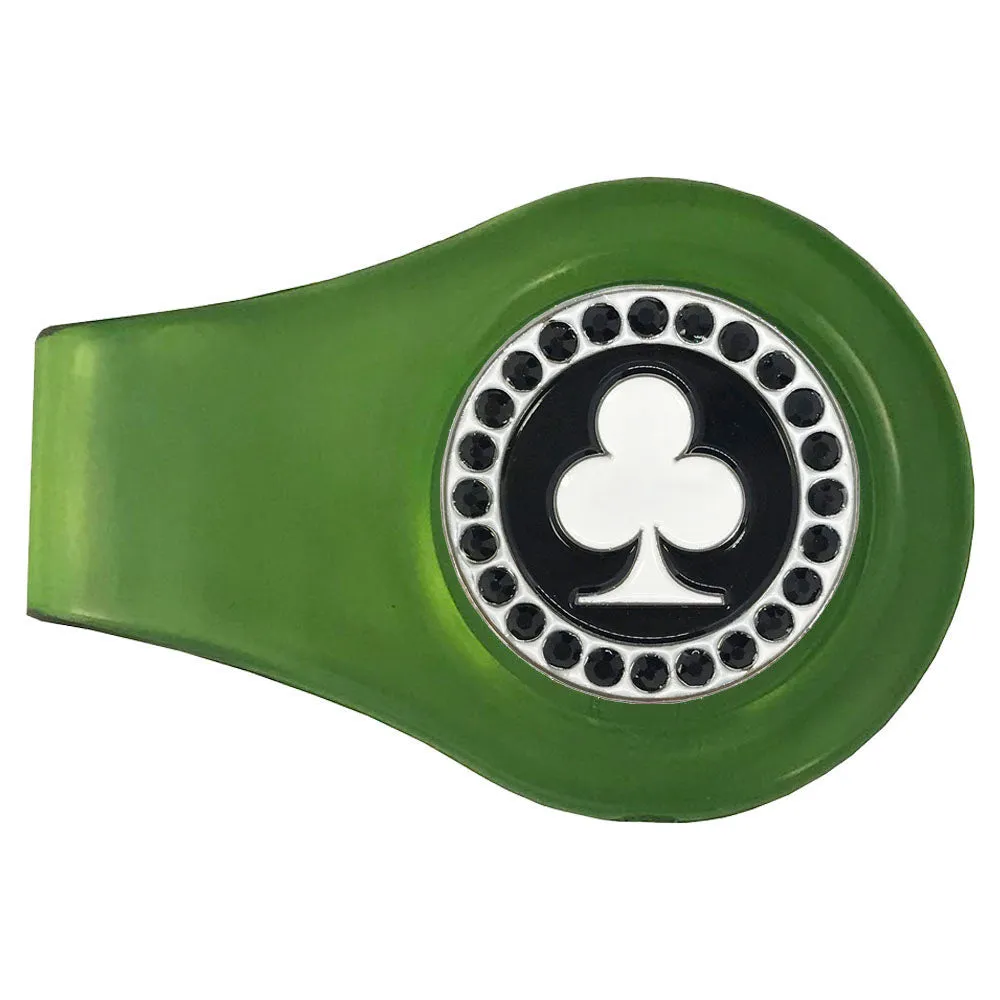 Poker Club Golf Ball Marker With Colored Clip