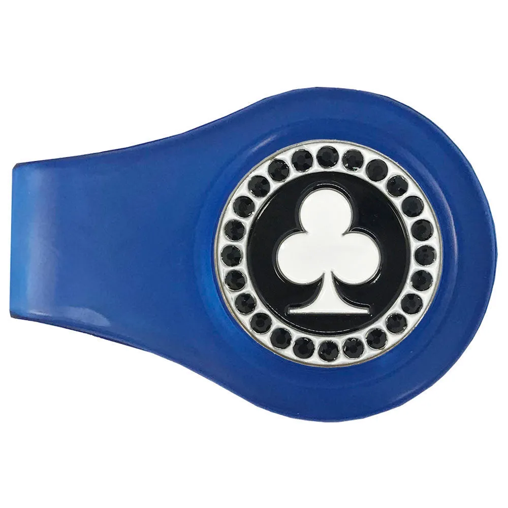 Poker Club Golf Ball Marker With Colored Clip