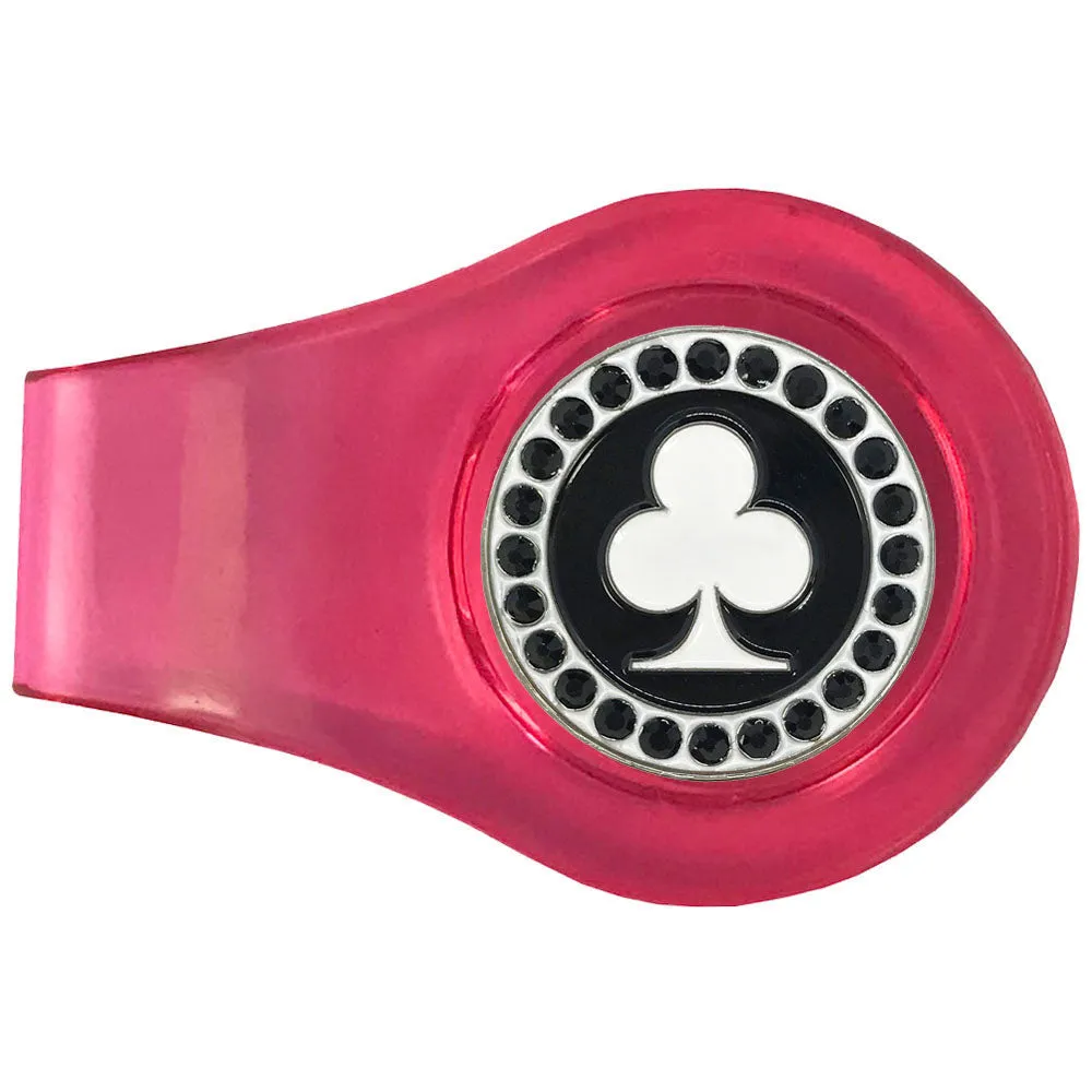 Poker Club Golf Ball Marker With Colored Clip