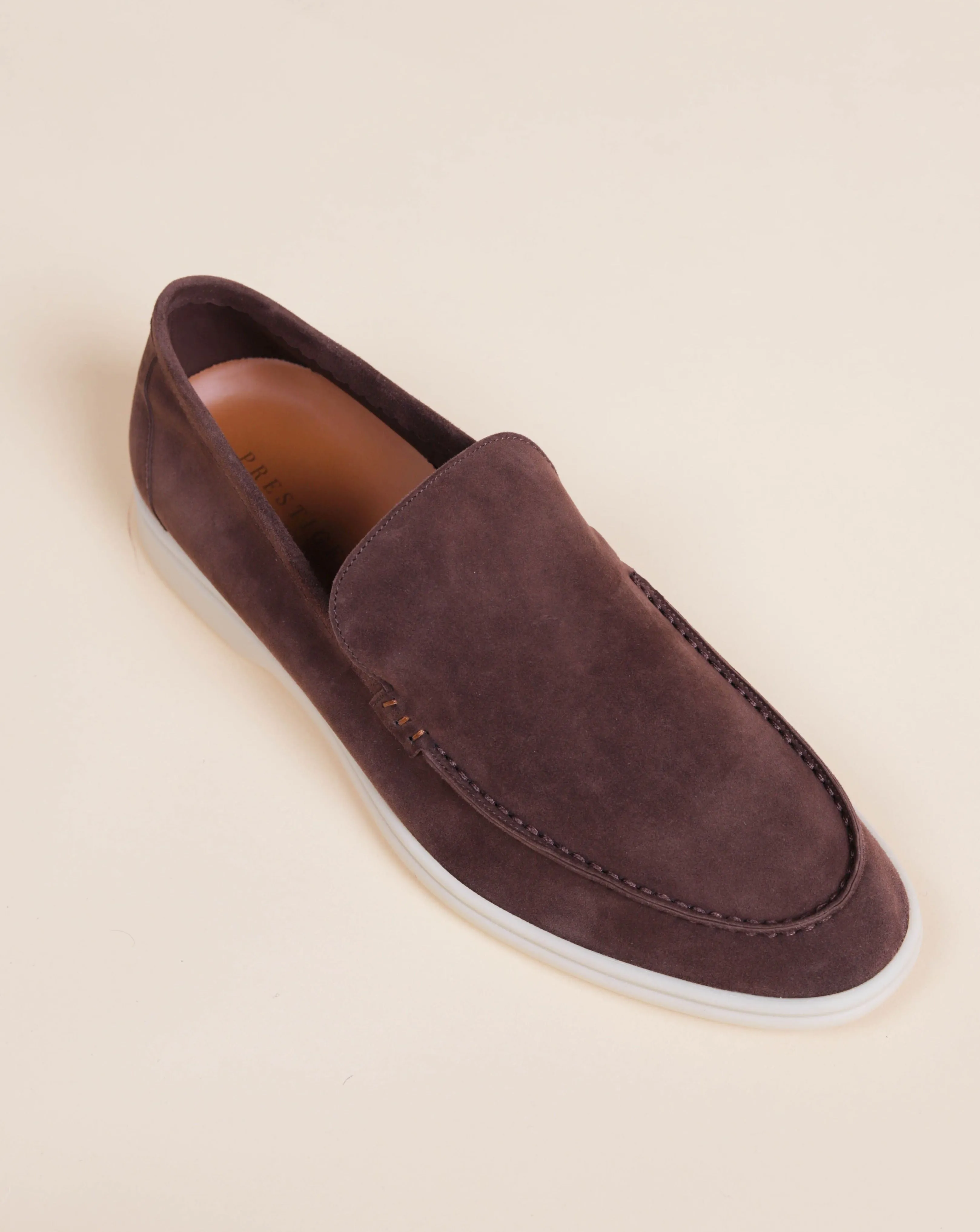 PSM092S LOAFER SUEDE DARK BROWN