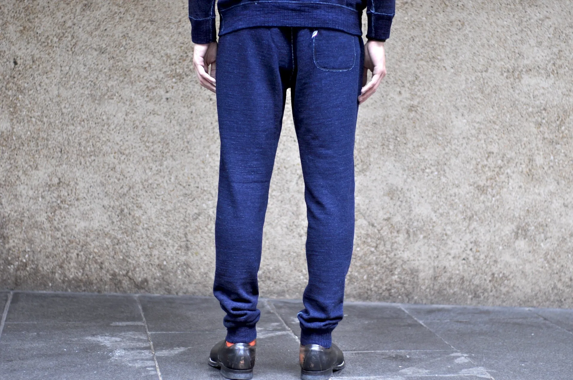 Pure Blue Japan "Slub Yarn" Sweatpants (Grand Indigo)