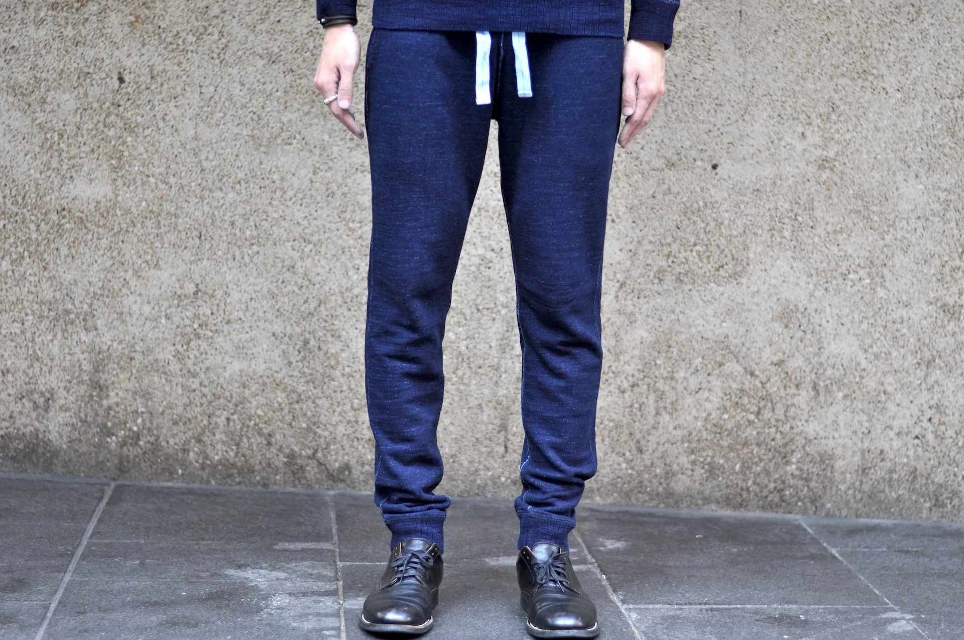 Pure Blue Japan "Slub Yarn" Sweatpants (Grand Indigo)