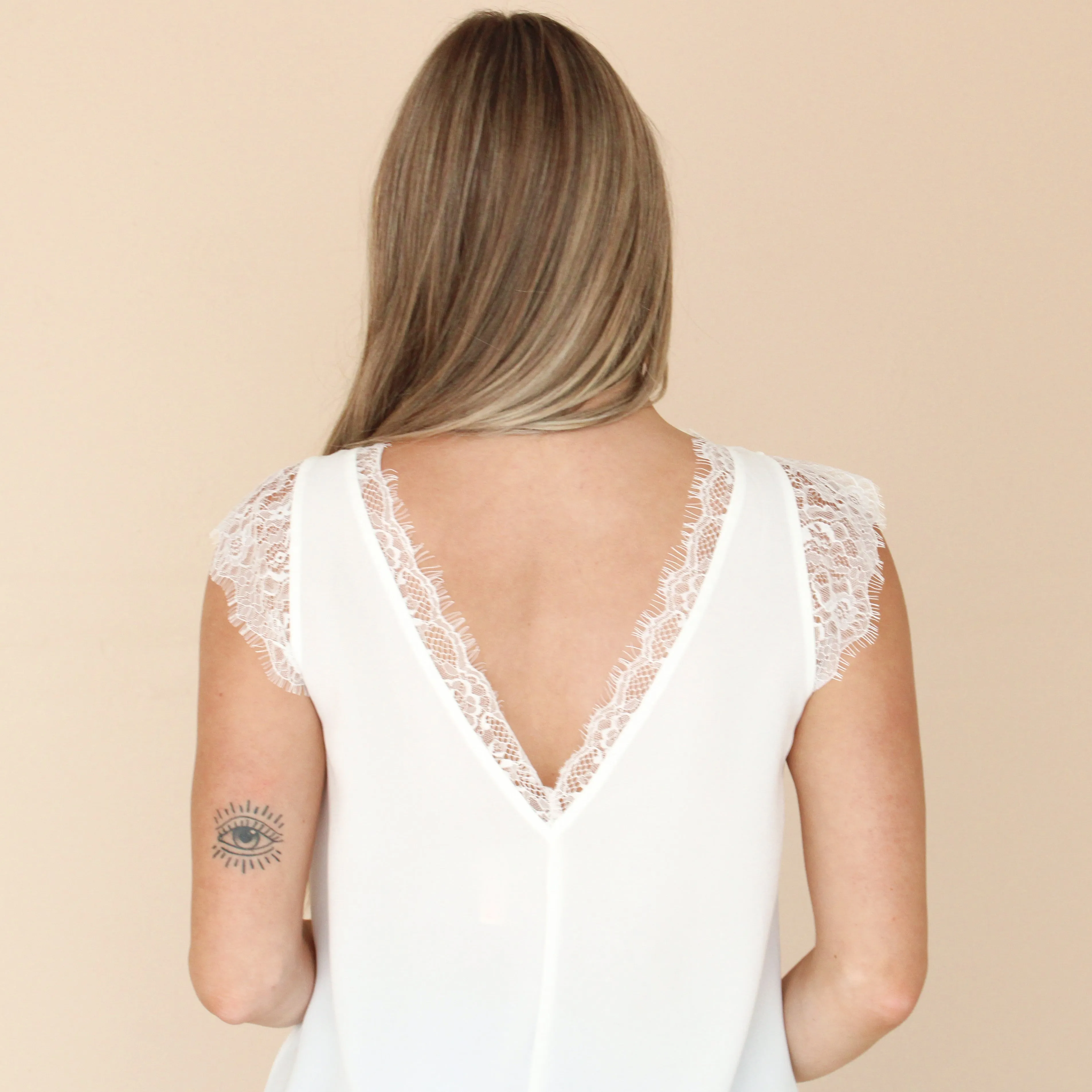 Reversible Lace Top