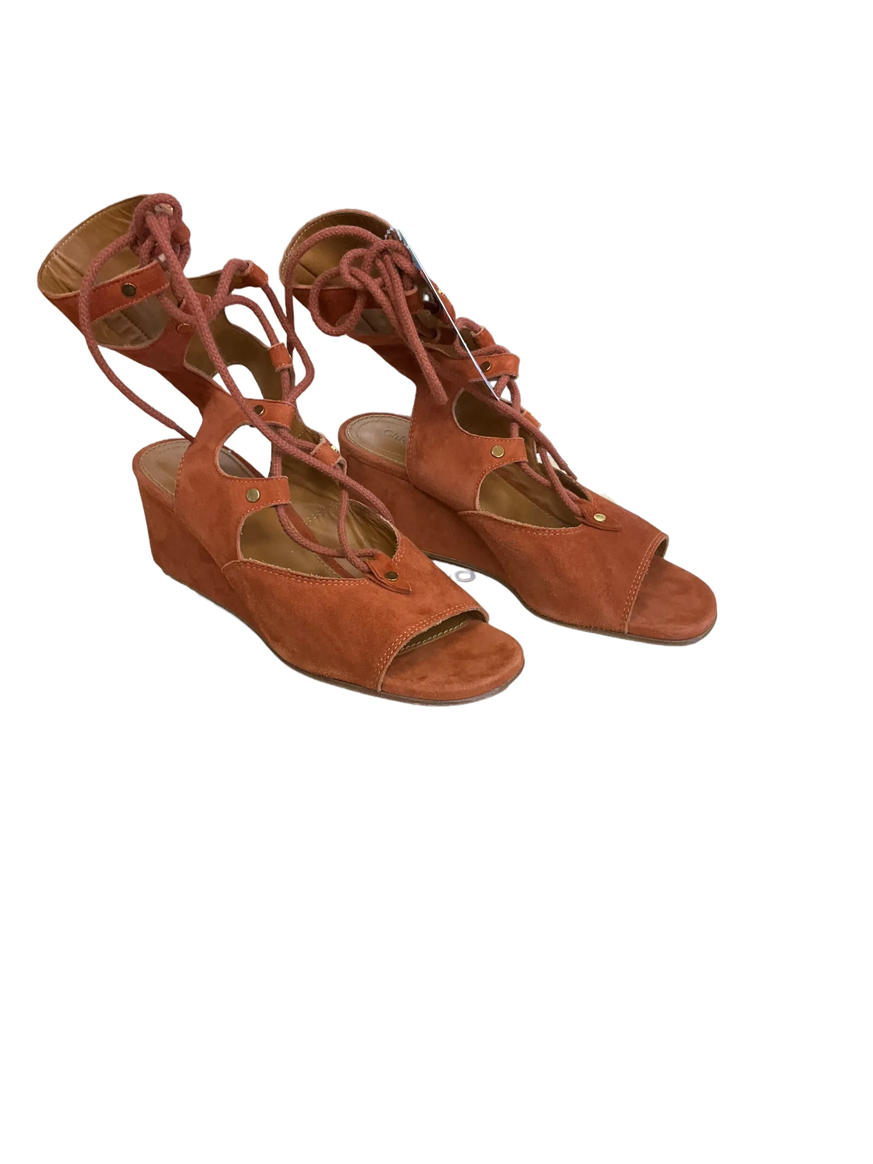 Sandals Heels Wedge By Chloe  Size: 6