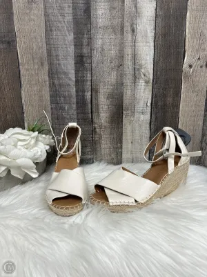 Sandals Heels Wedge By Kenneth Cole In Beige, Size: 7.5