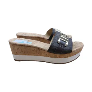 Sandals Heels Wedge By Michael By Michael Kors In Brown, Size:7.5