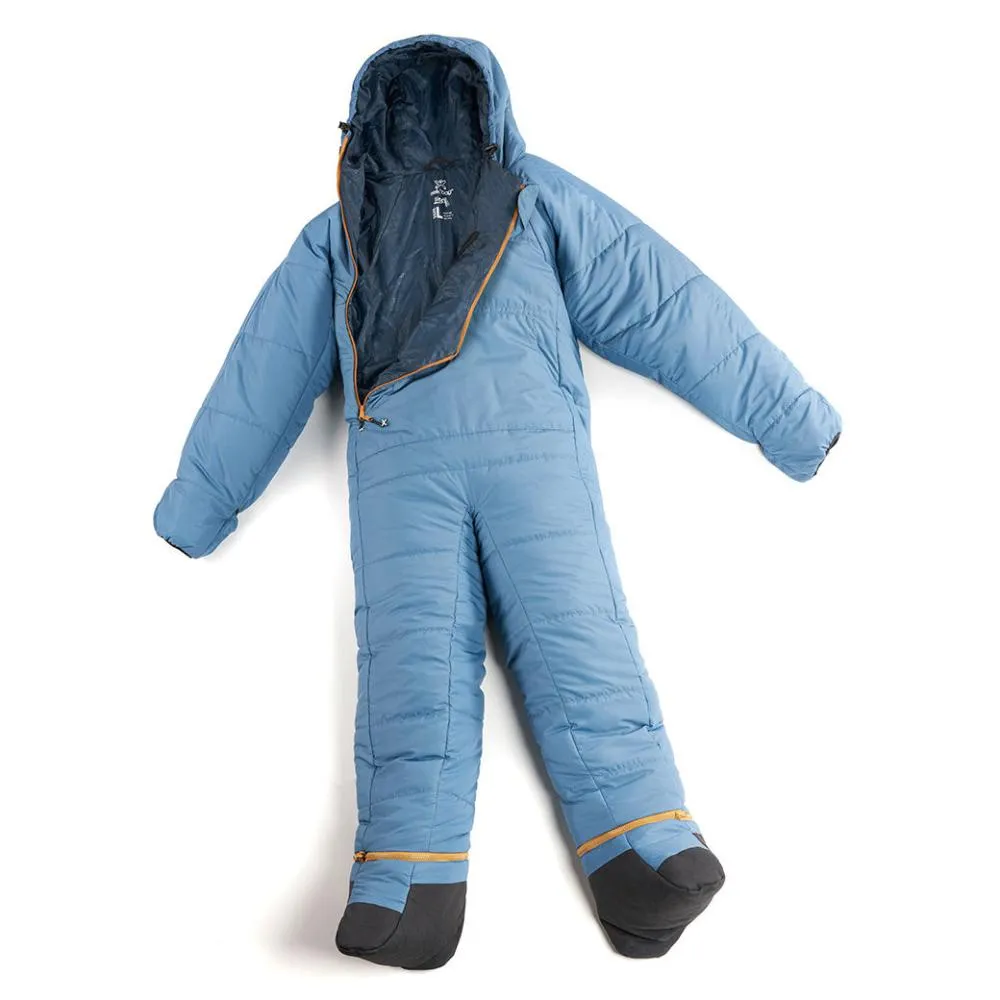 Selk'bag | Lite Recycled Foggy Blue Wearable Sleeping Bag
