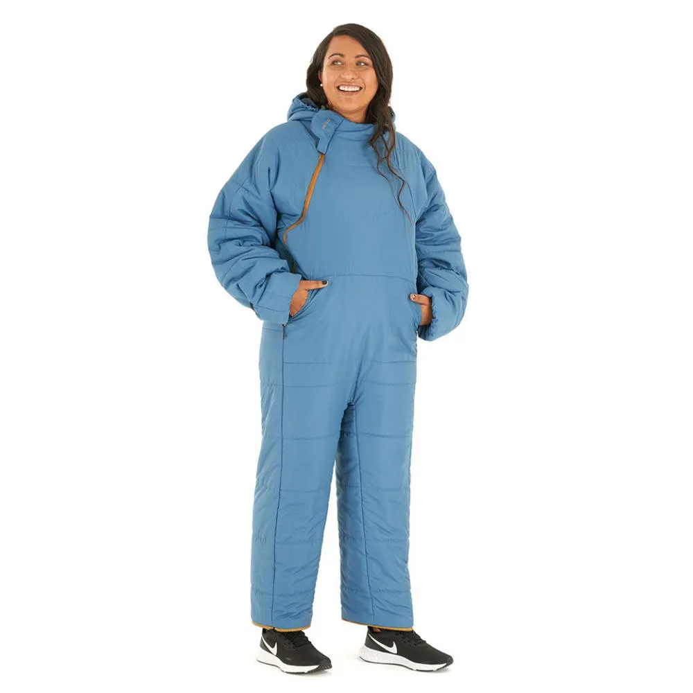 Selk'bag | Lite Recycled Foggy Blue Wearable Sleeping Bag