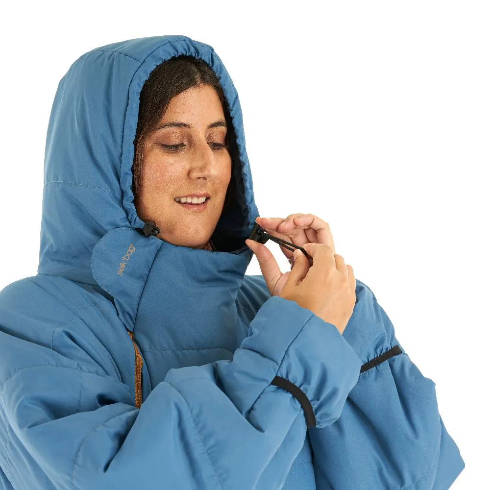 Selk'bag | Lite Recycled Foggy Blue Wearable Sleeping Bag