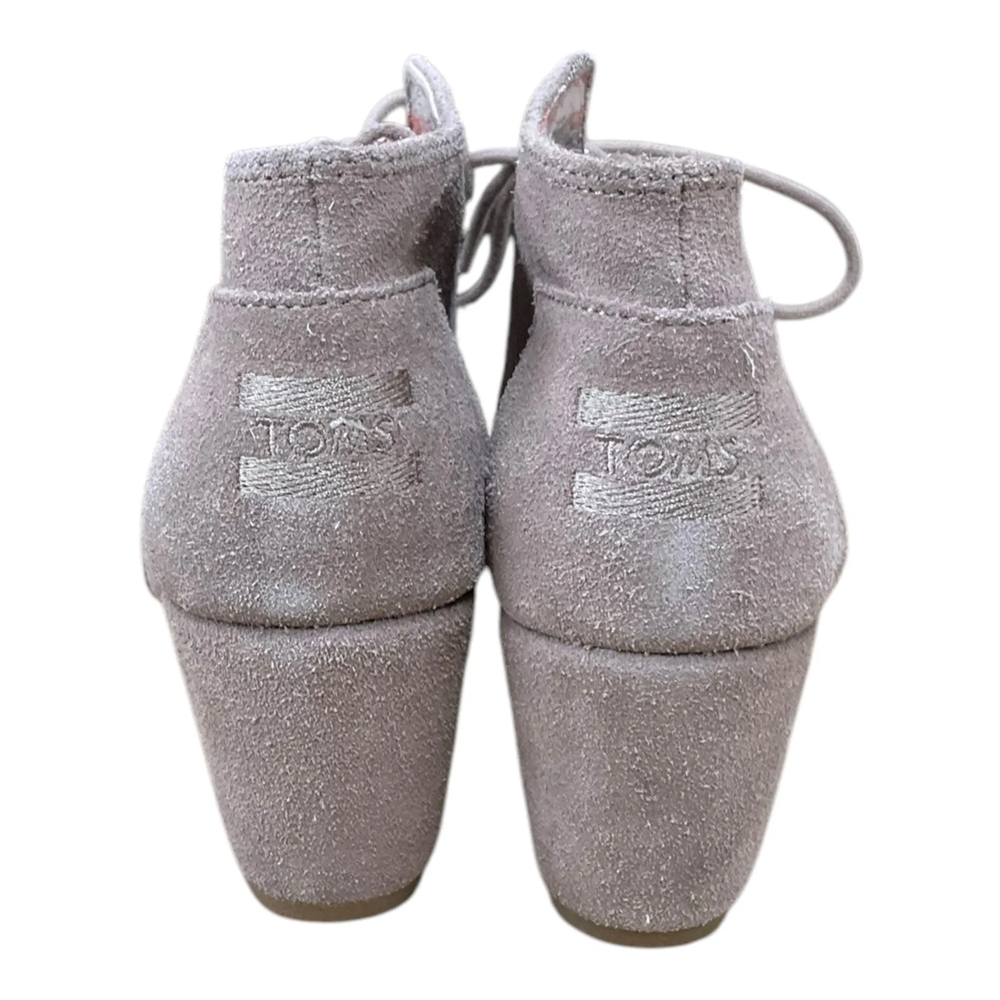 Shoes Heels Wedge By Toms In Beige, Size: 8.5