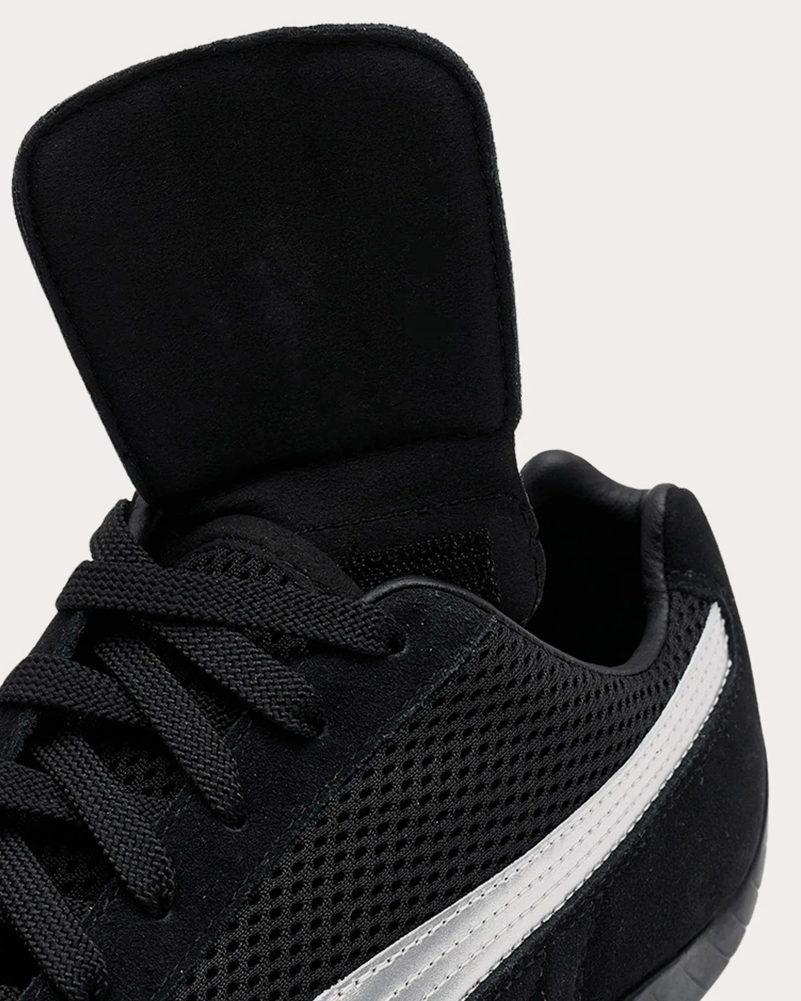 Speedcat Black / Silver Low Top Sneakers