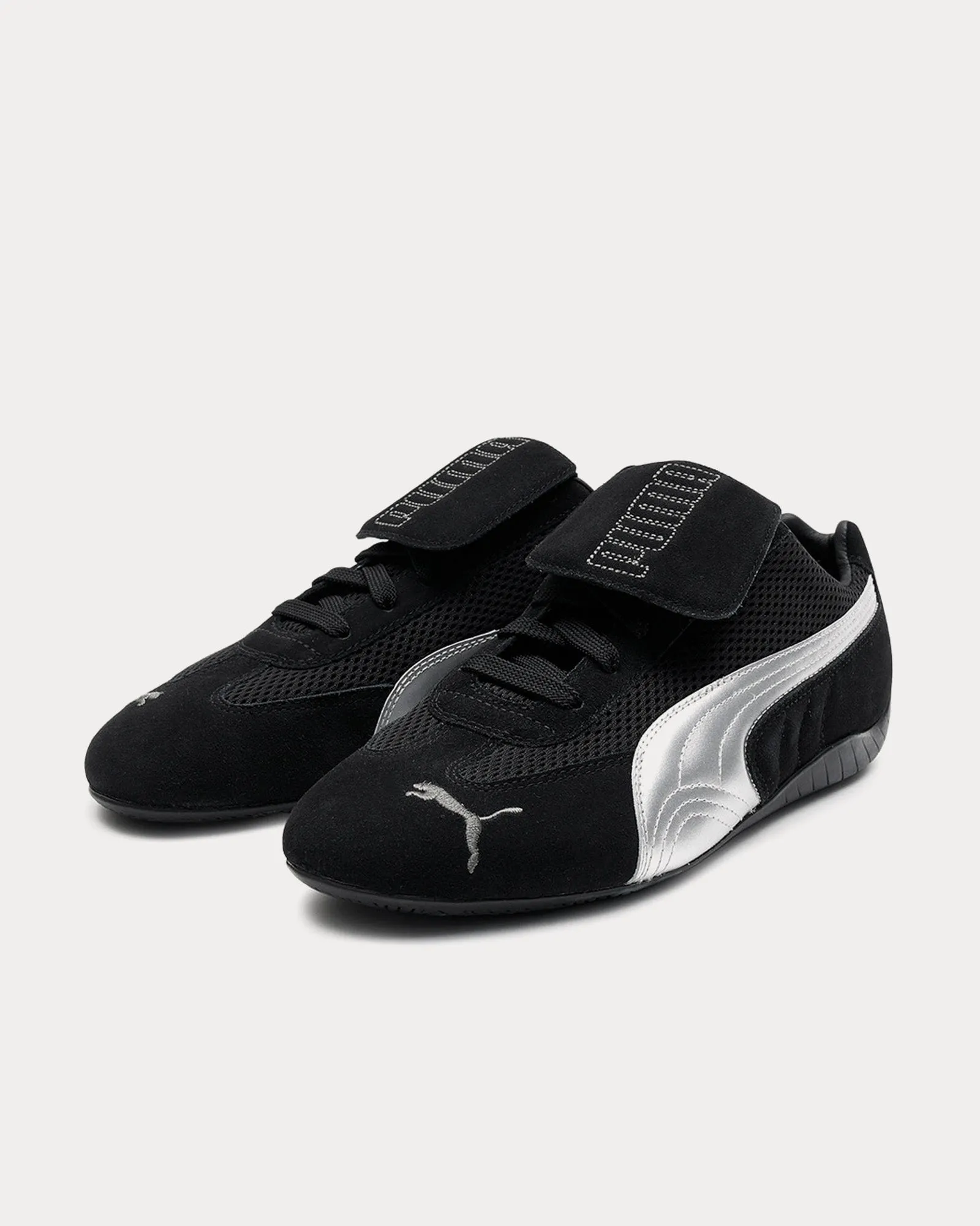 Speedcat Black / Silver Low Top Sneakers