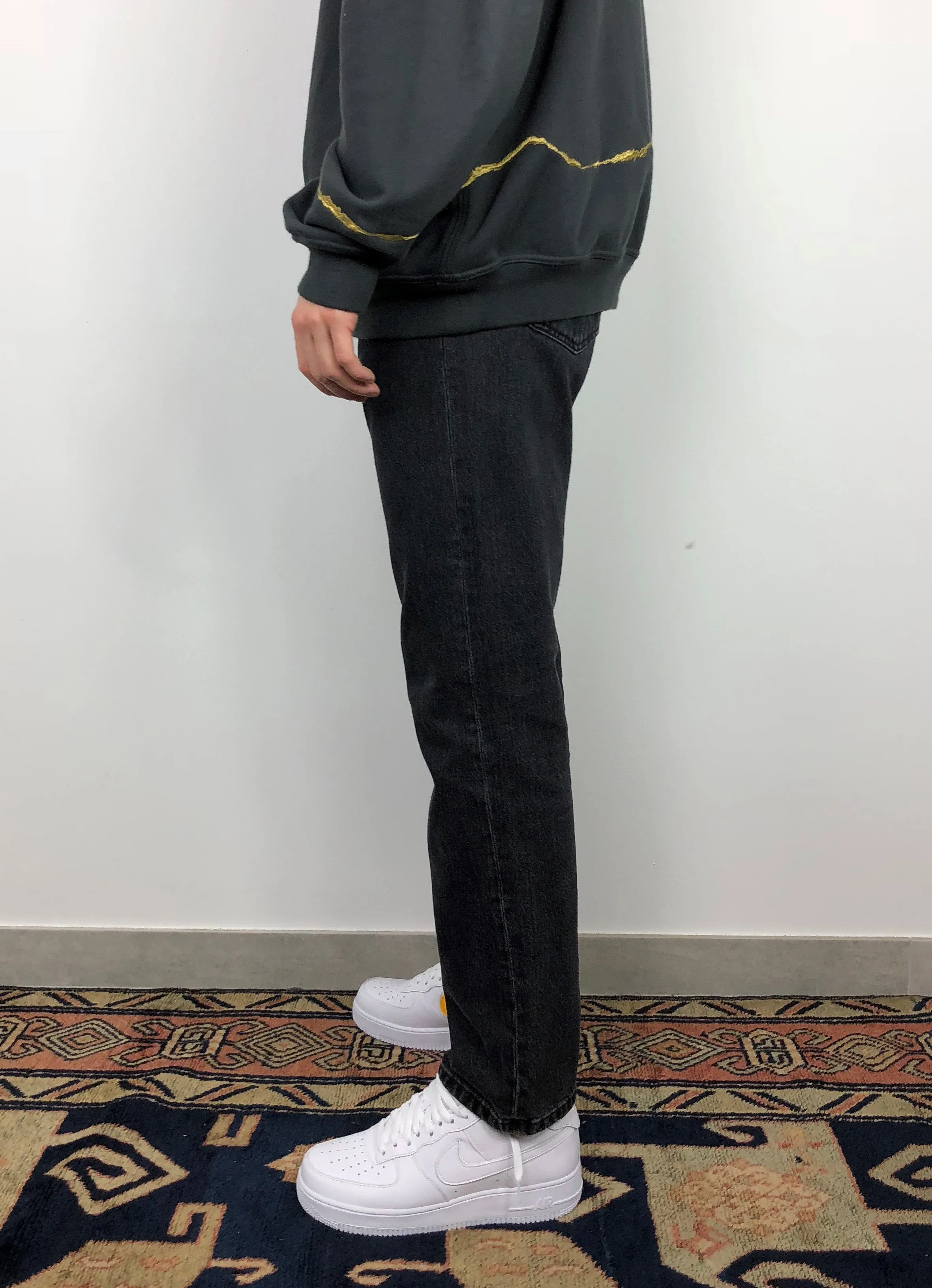 Straight Leg Cropped Denim