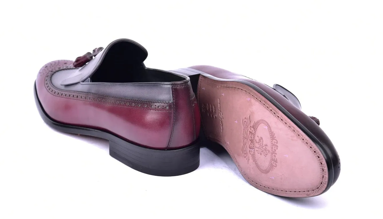 Style: 7397-Burgundy/Grey